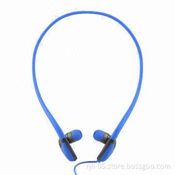 Cheap MP3 Player Neckband Headphones with 20-20,000Hz Frequency Response
